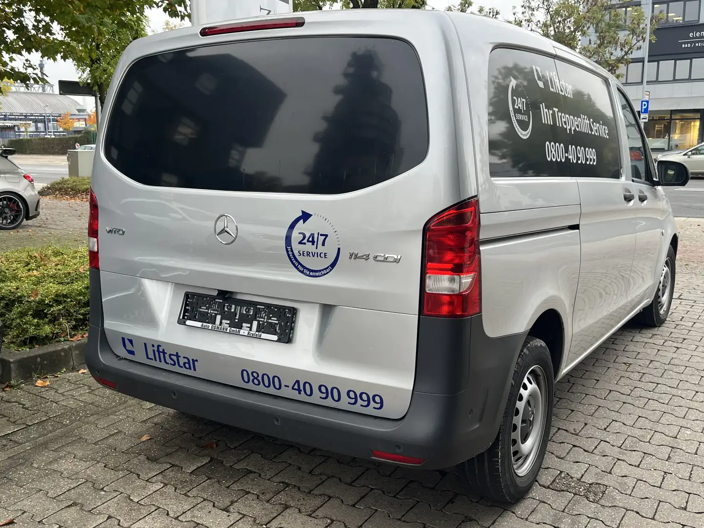 Mercedes-Benz Vito 114 CDIRWD kompakt Regal*RFK*KLIMA Argent - 2