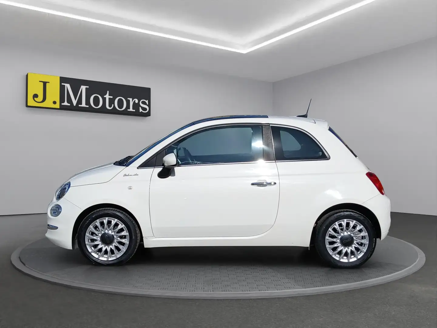 Fiat 500 1.0 hybrid Dolcevita 70cv Scorta Tetto panoramico Weiß - 2