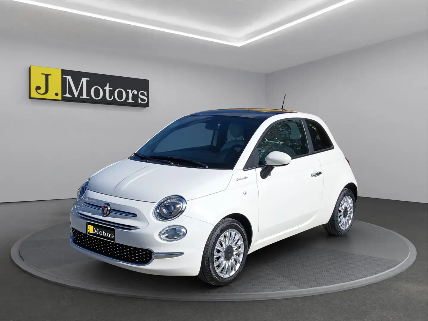 Fiat 500 1.0 hybrid Dolcevita 70cv Scorta Tetto panoramico Weiß - 1