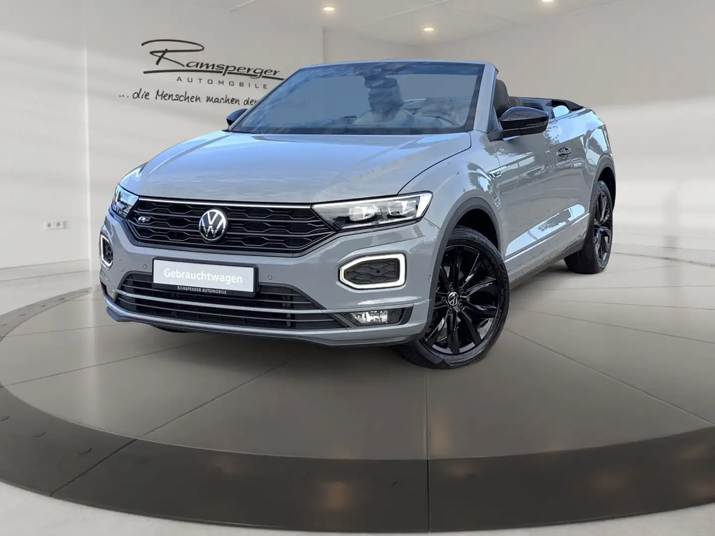 Volkswagen T-Roc 1.5 TSI DSG R-Line AHK ACC LED N Gris - 2