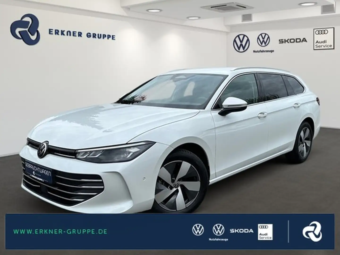 Volkswagen Passat 1.5eTSI DSG Business LED+DIGI+KAM+AHK+ACC+++ Wit - 1