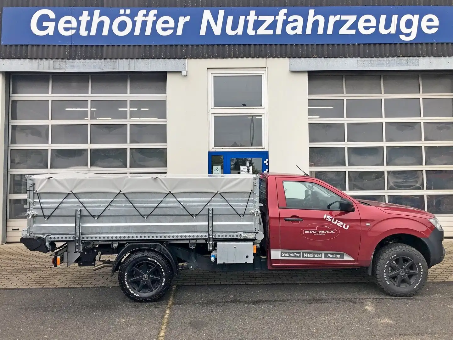 Isuzu D-Max Single Cab4x4 L  BIG MAX L2 Gurtbandaufbau Rojo - 2