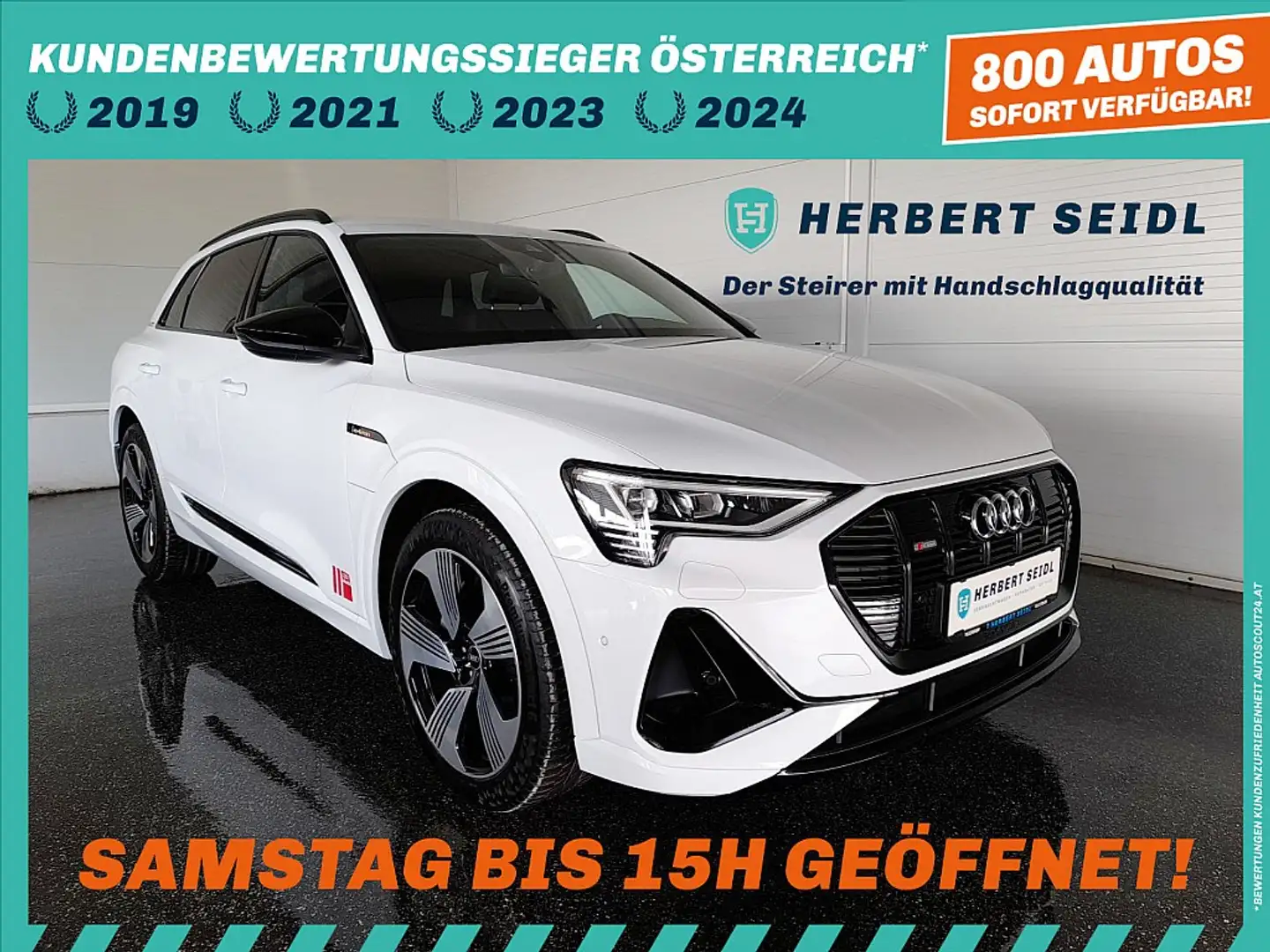 Audi e-tron 50 quattro S-line *NP € 90.147,- / MATRIX-LED /... Weiß - 1