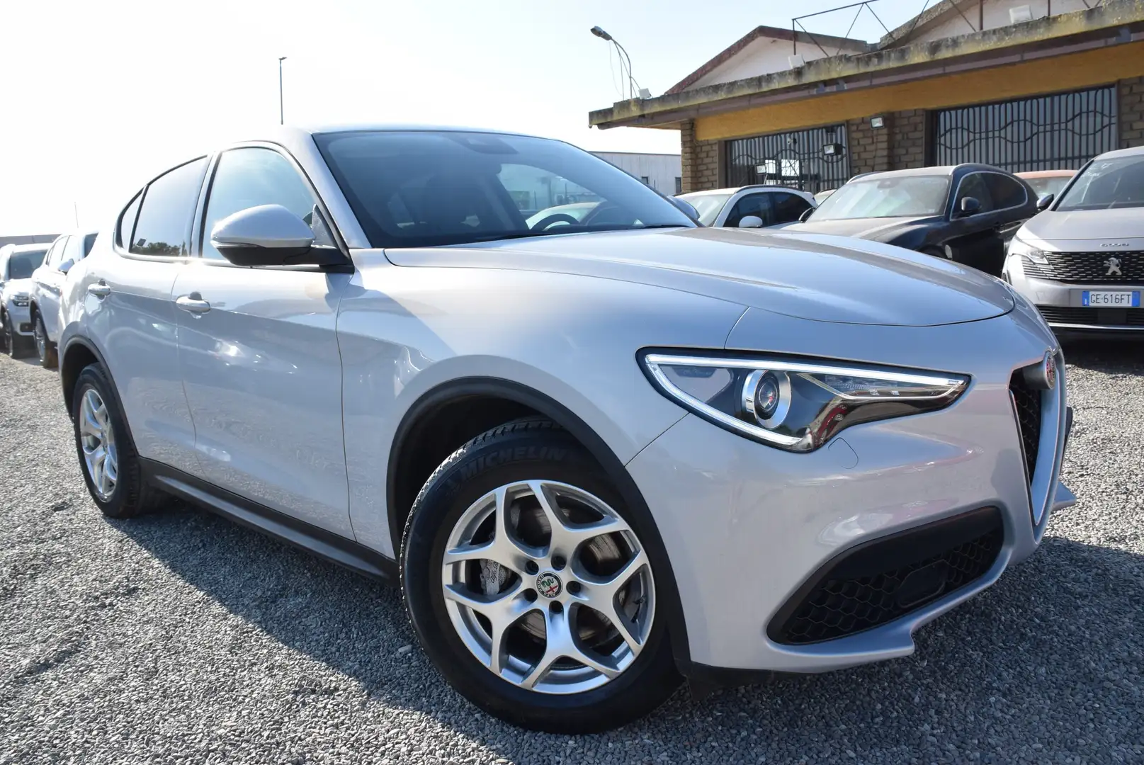 Alfa Romeo Stelvio NEW 2.2TD 190CV AT8 RWD NAVI ADAS SENSORI CAM FULL Bianco - 1