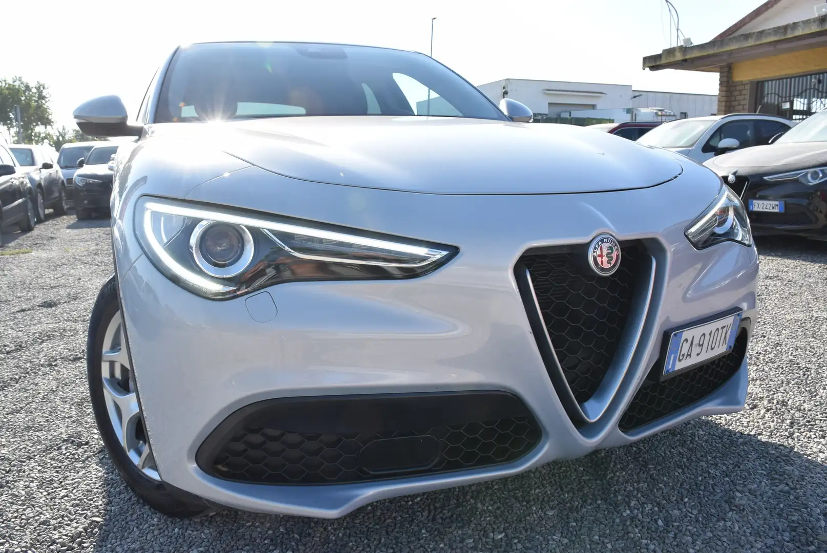Alfa Romeo Stelvio NEW 2.2TD 190CV AT8 RWD NAVI ADAS SENSORI CAM FULL Bianco - 2