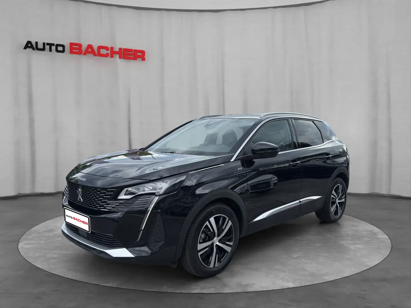 Peugeot 3008 Hybrid 136 E-DCS6 GT Aut. Schwarz - 1