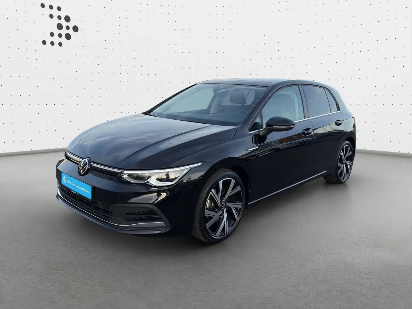 Volkswagen Golf VIII 1.5 eTSI Style Navi*Pano*StHzg*IQ-Ligh Schwarz - 2