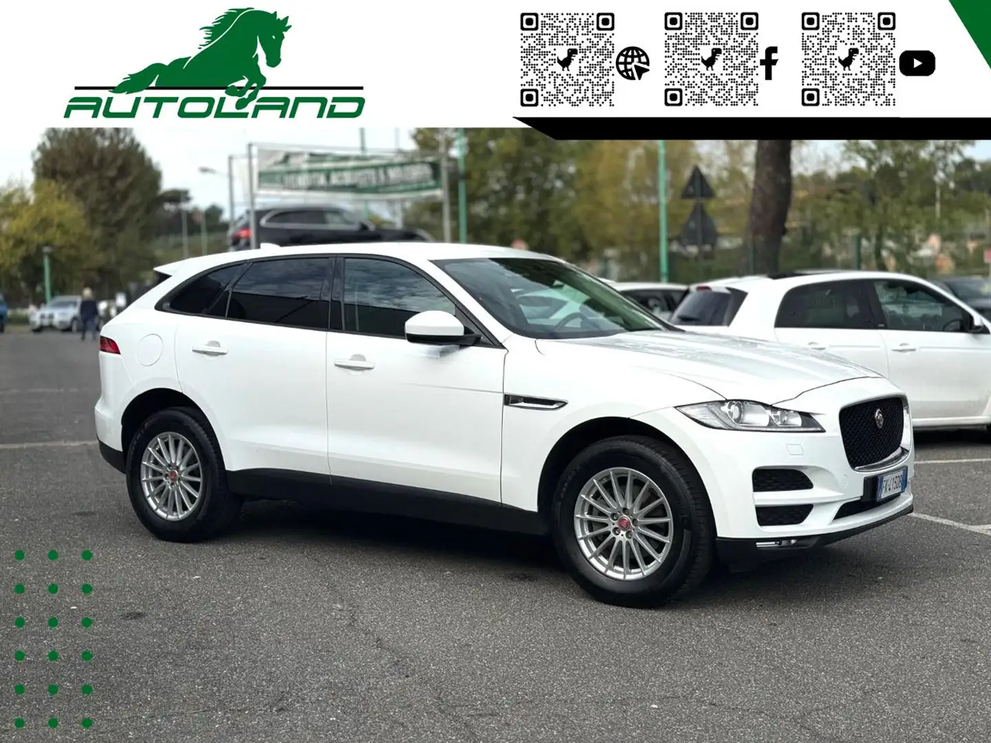 Jaguar F-Pace 2.0 D 180 CV *Motore Km 0*Finanziabile Bianco - 2