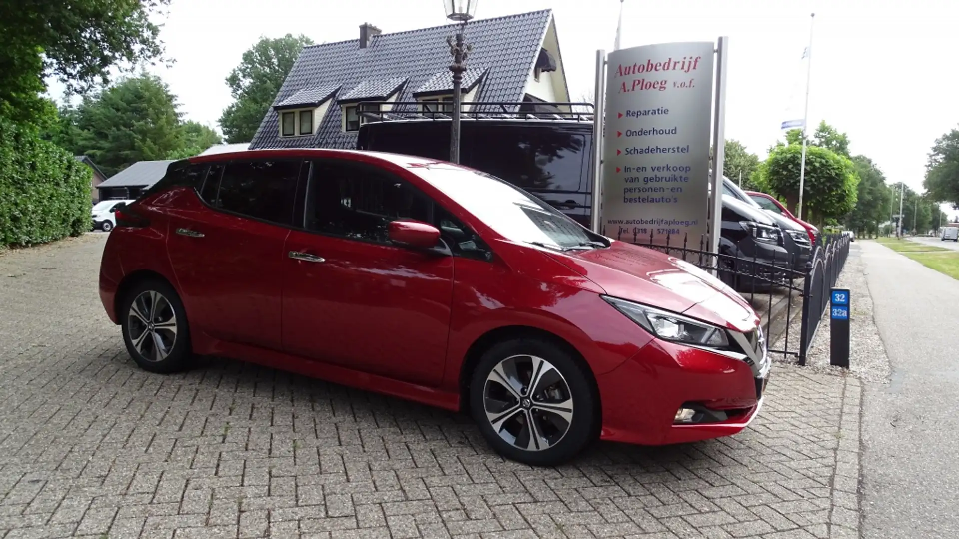Nissan Leaf Tekna 40 kWh VOL OPTIE Nette staat Rouge - 1