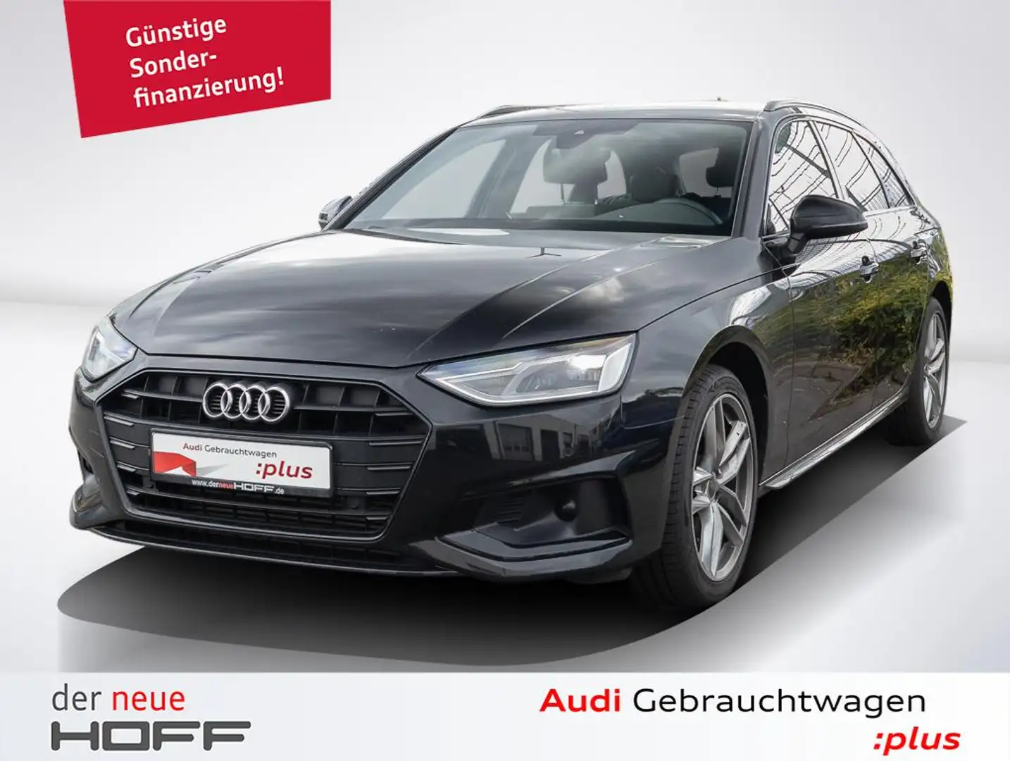 Audi A4 Avant Advanced 35 TFSI AHK ACC Leder NAVI LED 18 Z Schwarz - 1