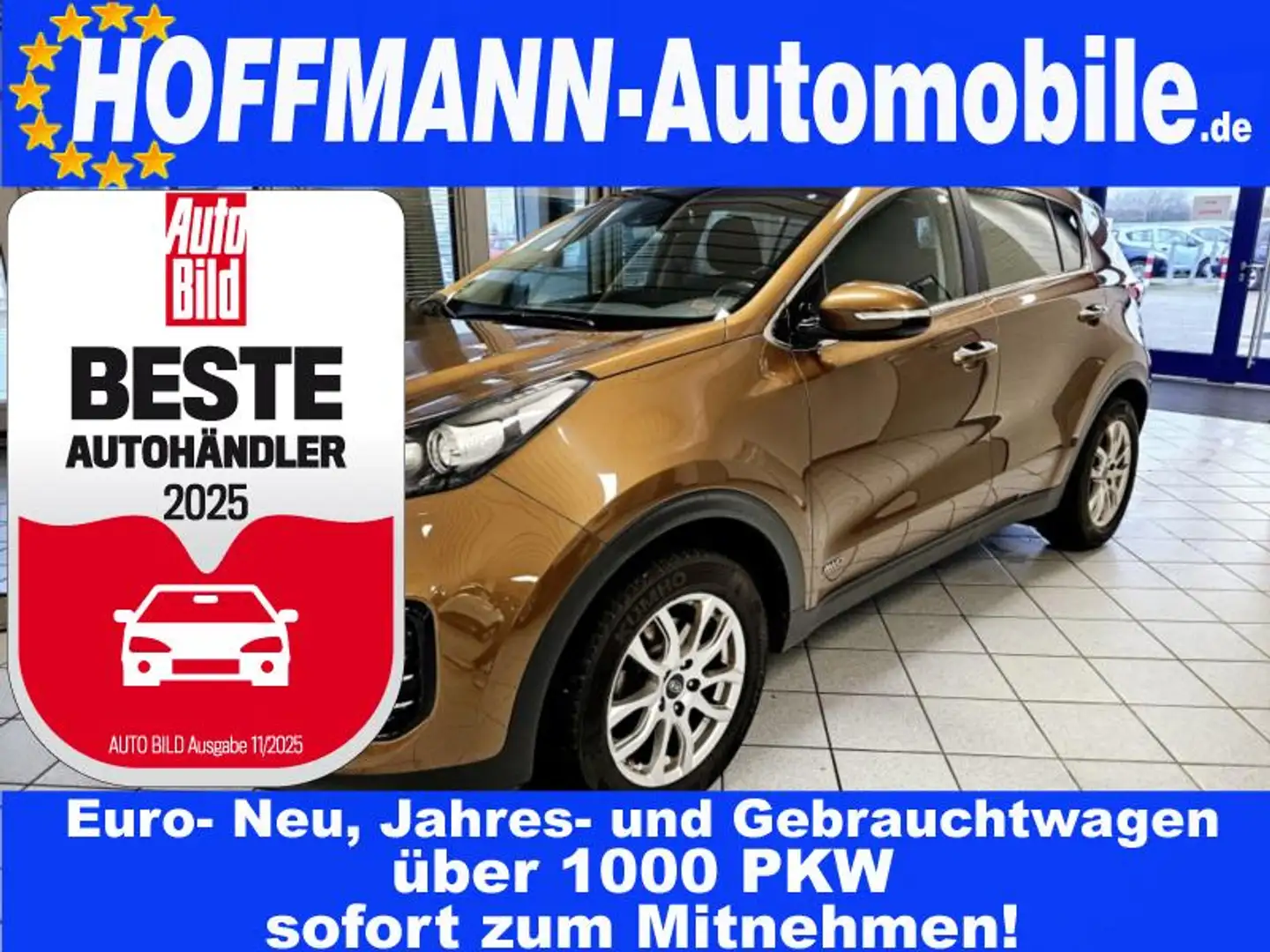 Kia Sportage Vision Allrad,AHK,Tempomat,Kamera,Navi Braun - 1