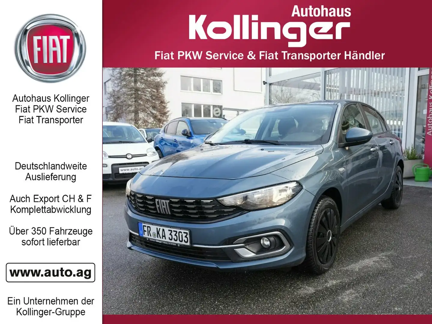 Fiat Tipo 1.5 GSE CITY LIFE SHZ*CAM Blauw - 1