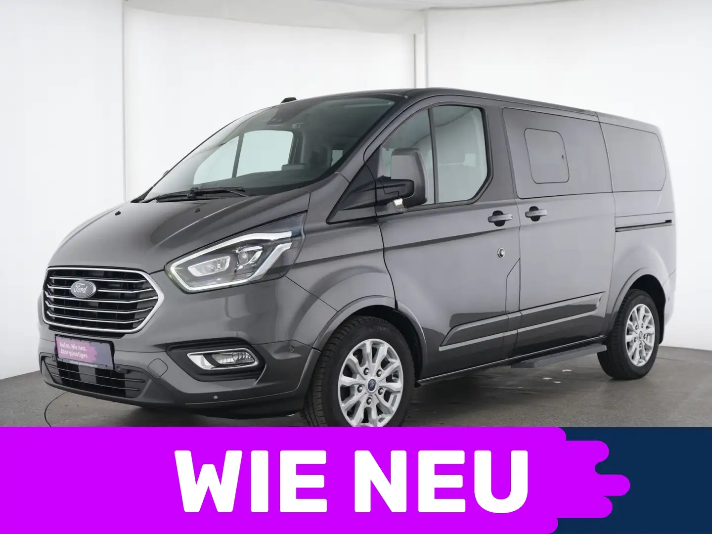 Ford Tourneo Custom Titanium Kamera|SHZ|Klima|Navi|PDC Gris - 1
