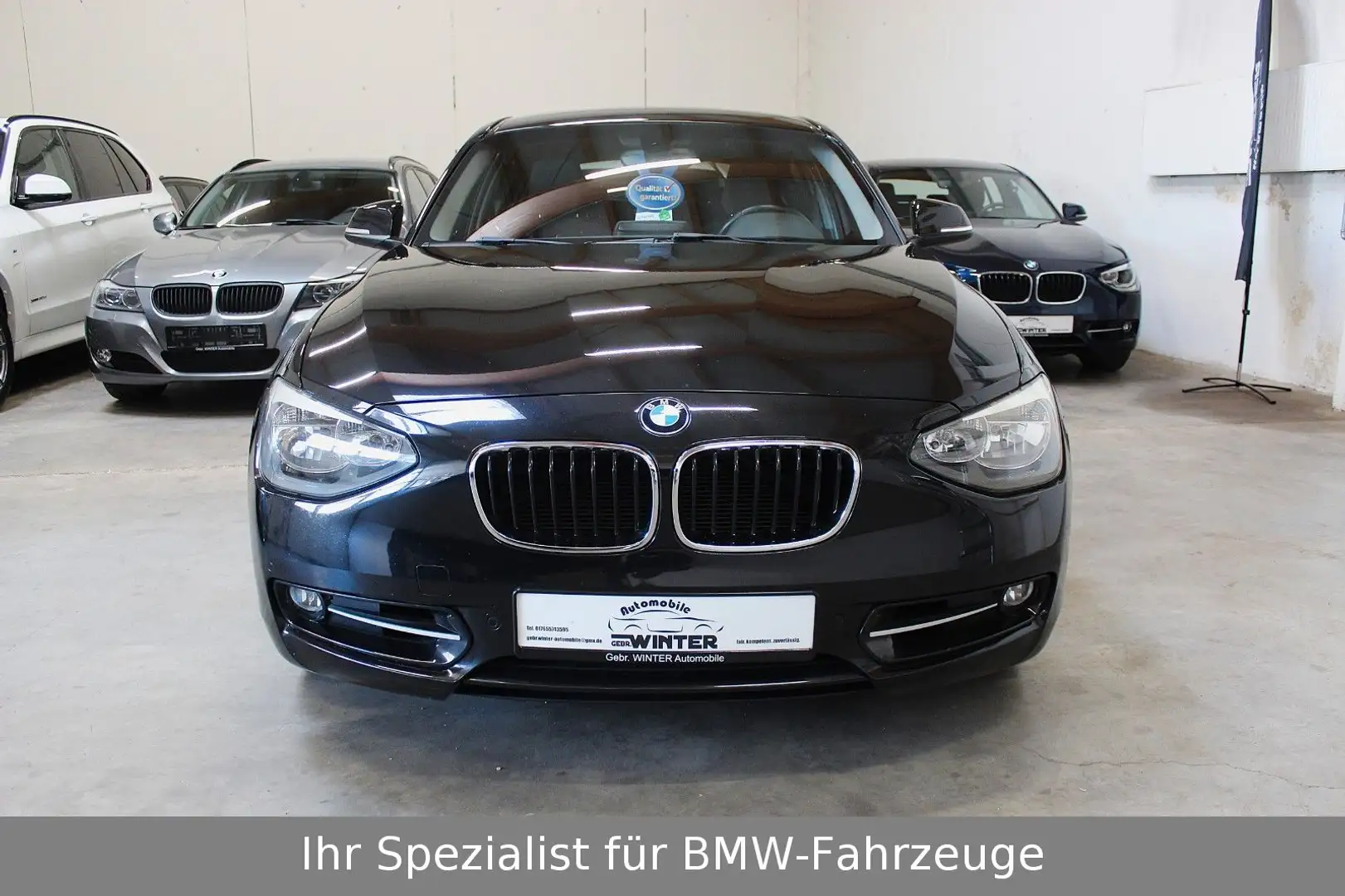 BMW 118 i Lim. Sport Edition TÜV Neu*Scheckheftgepfl. Noir - 2