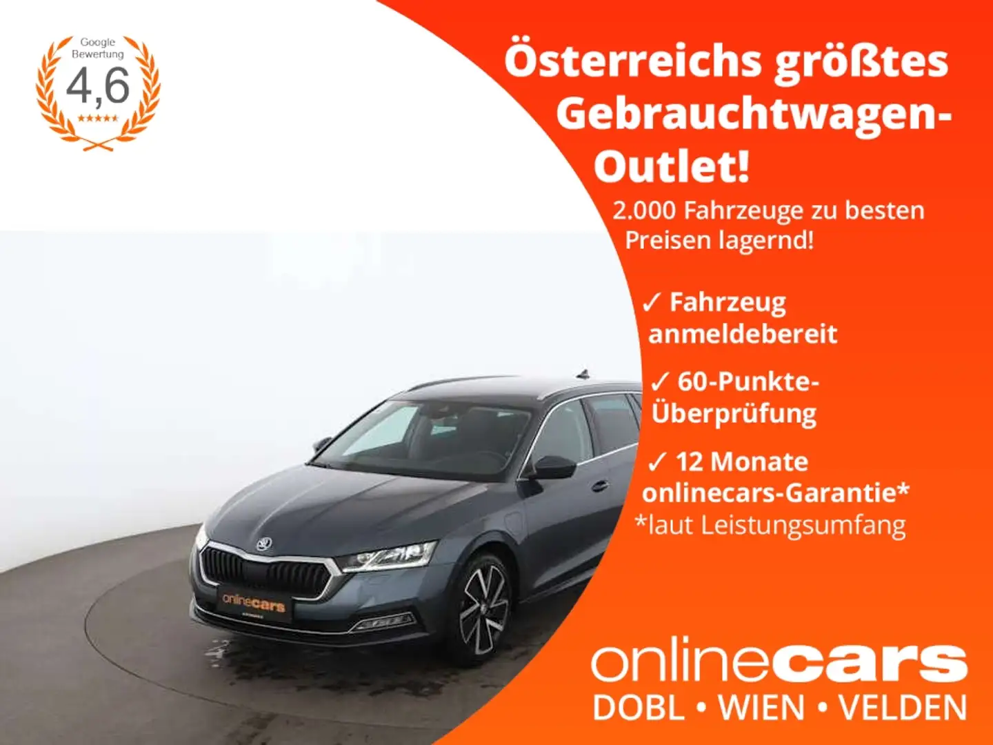 Skoda Octavia Combi 1.4 TSI First iV Aut MATRIX HEAD-UP Grau - 1