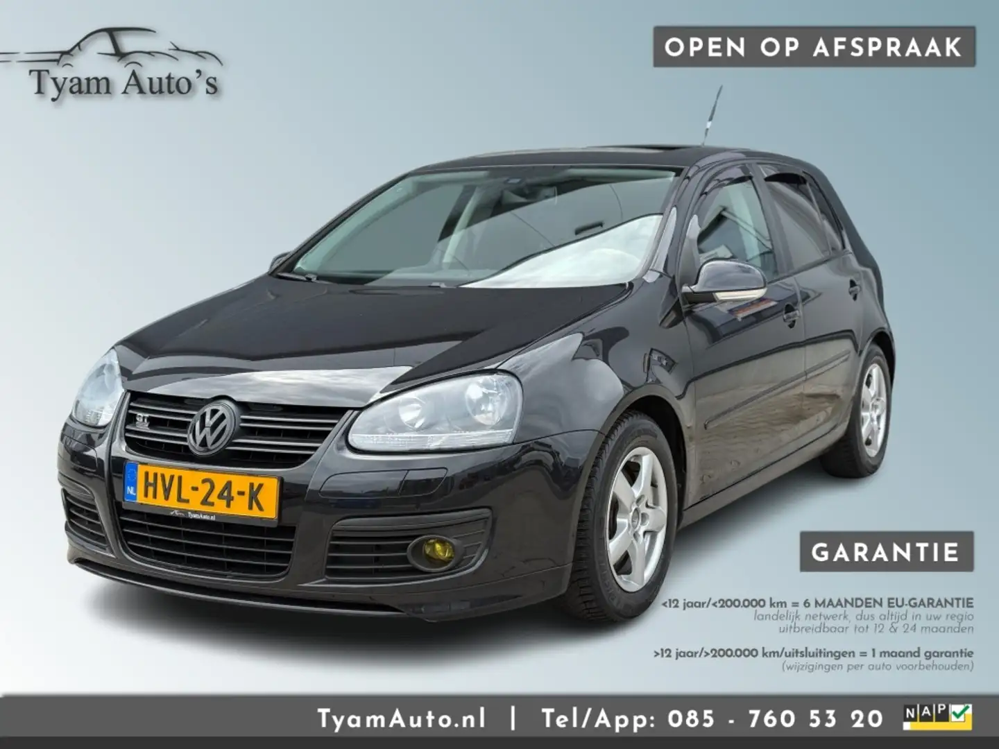 Volkswagen Golf 1.4 TSI GT SPORT / AIRCO PDC SCHUIF-KANTELDAK SPOR Noir - 1