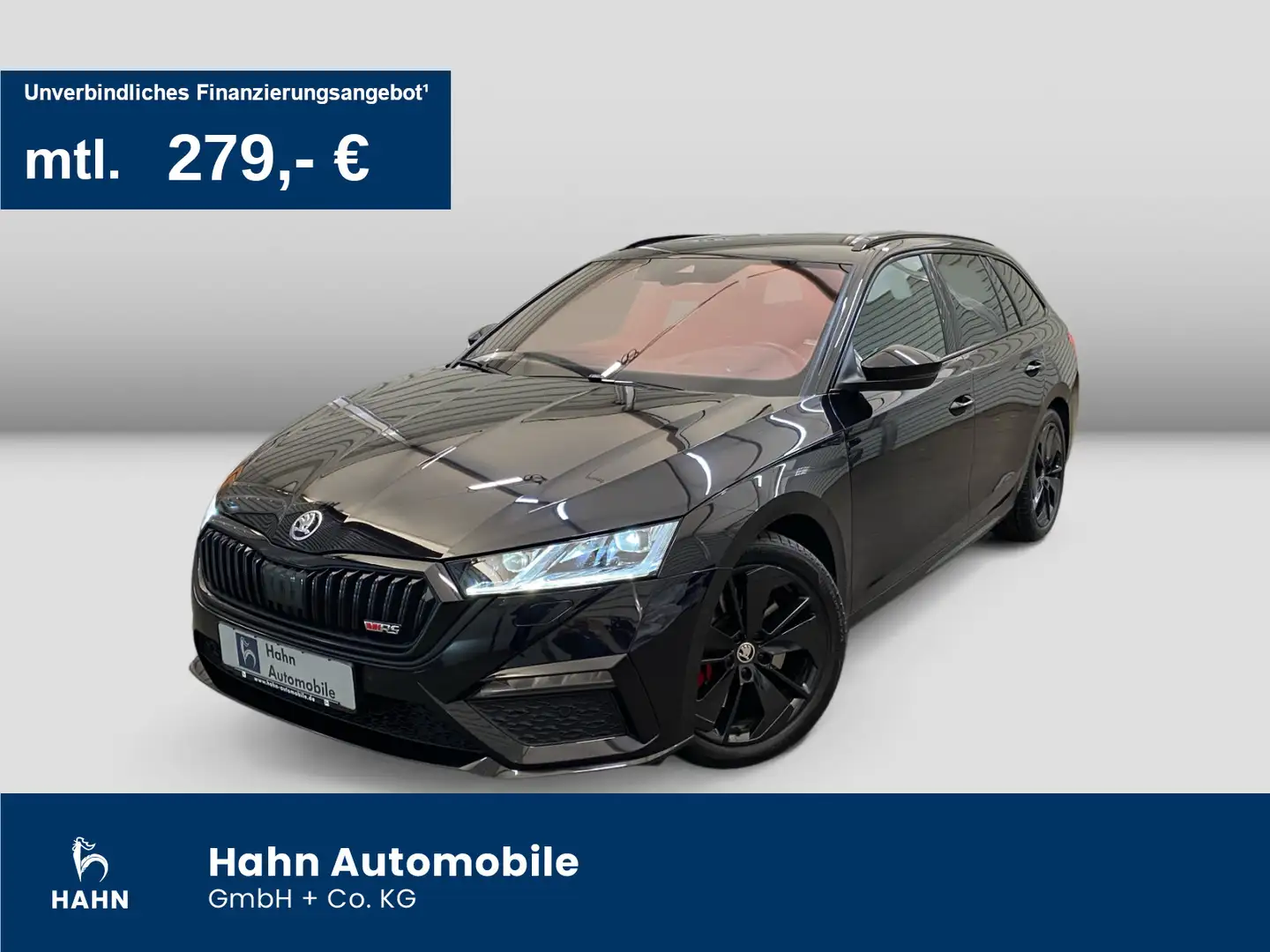 Skoda Octavia Combi 2.0 TSI DSG RS Navi Kamera LED PDC Schwarz - 1