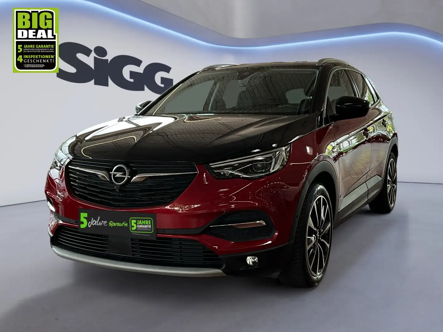 Opel Grandland 1.6 Turbo Ultimate 4 FLA 360 ParkAss. Rouge - 2