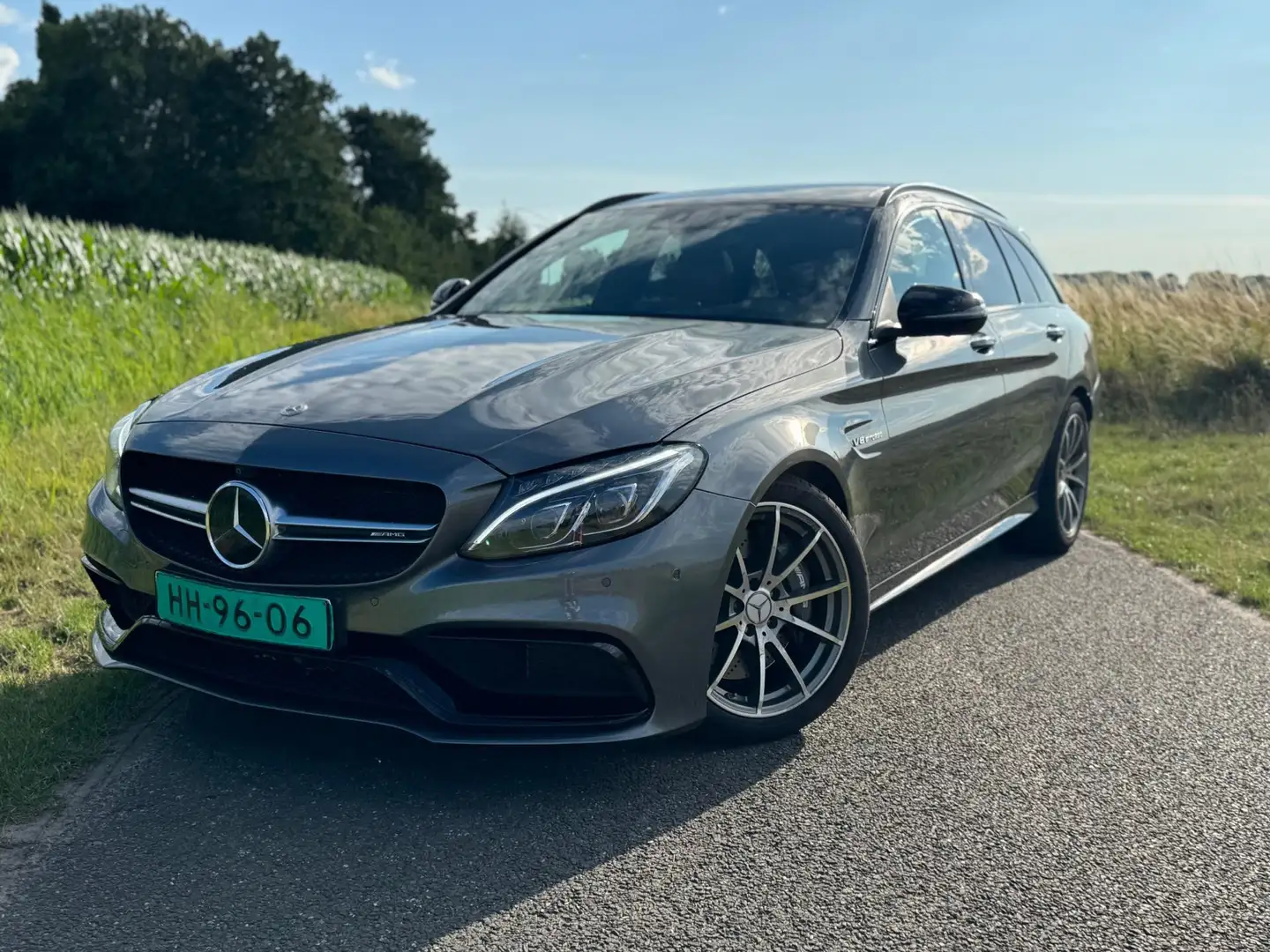 Mercedes-Benz C 63 AMG Estate C63 57dkm! Grijs - 1