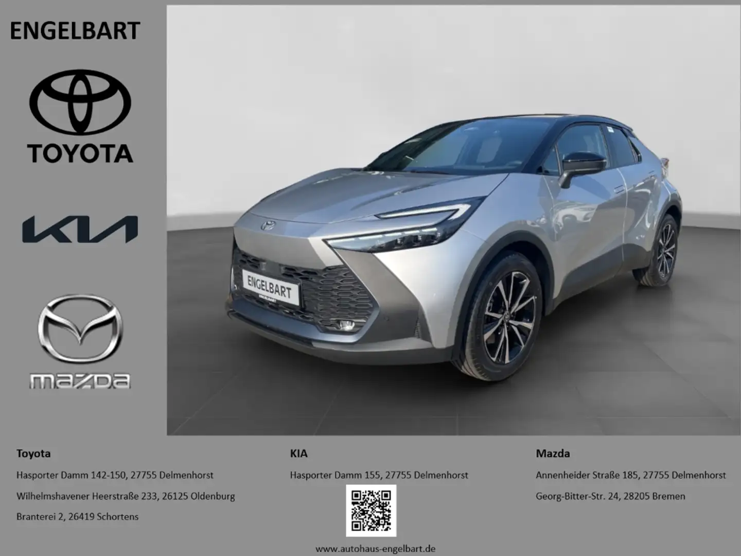 Toyota C-HR 2.0 Plug-In Hybrid Team D Technik Paket Argent - 1