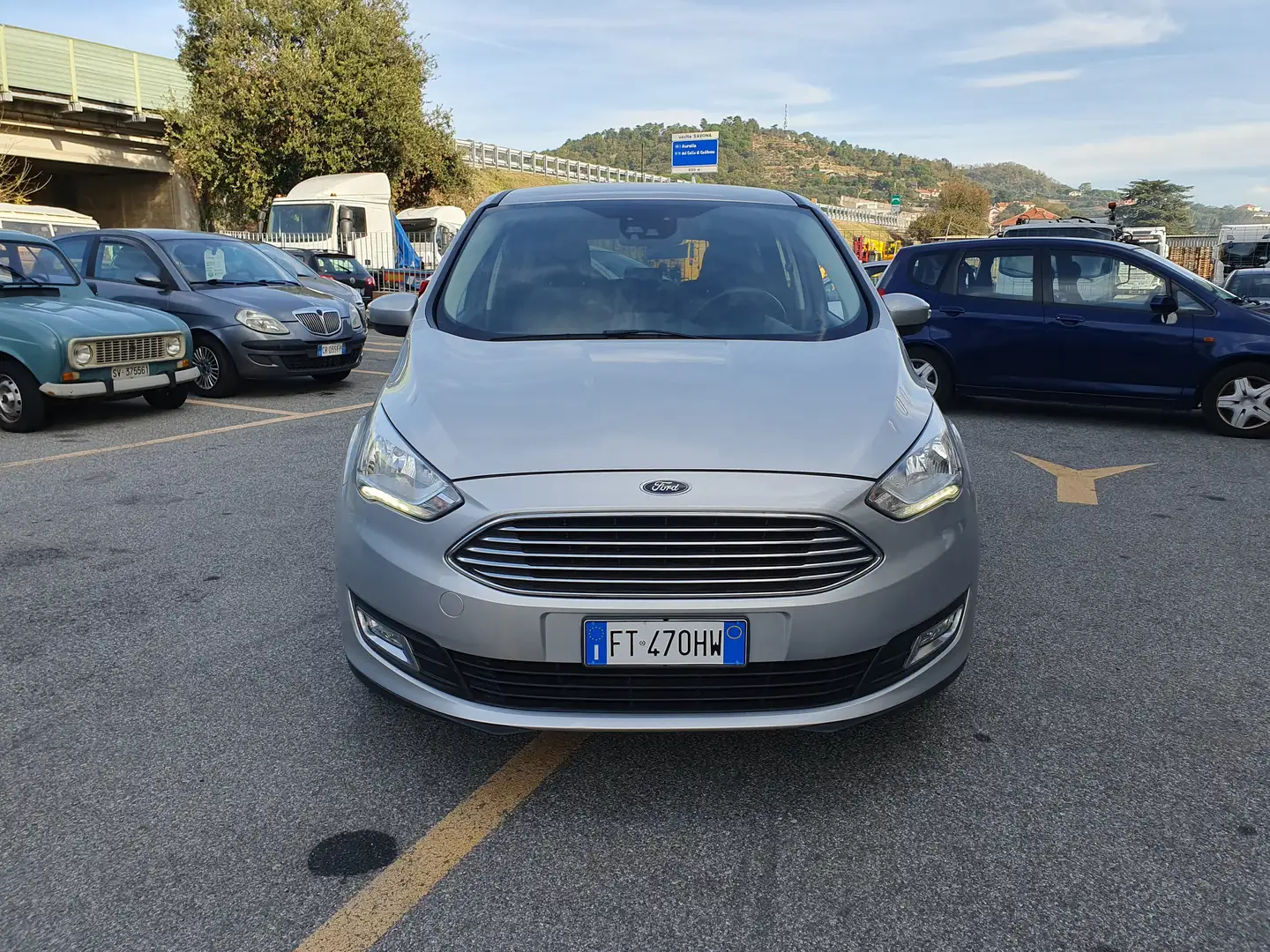 Ford C-Max III 2015 1.5 tdci Titanium s navi/Apple carplay Argento - 2