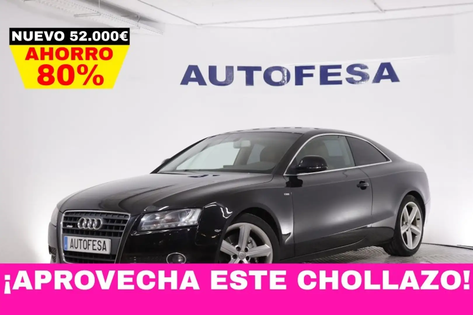 Audi A5 2.7 AUTO S LINE 190cv 2P # CUERO Negro - 1