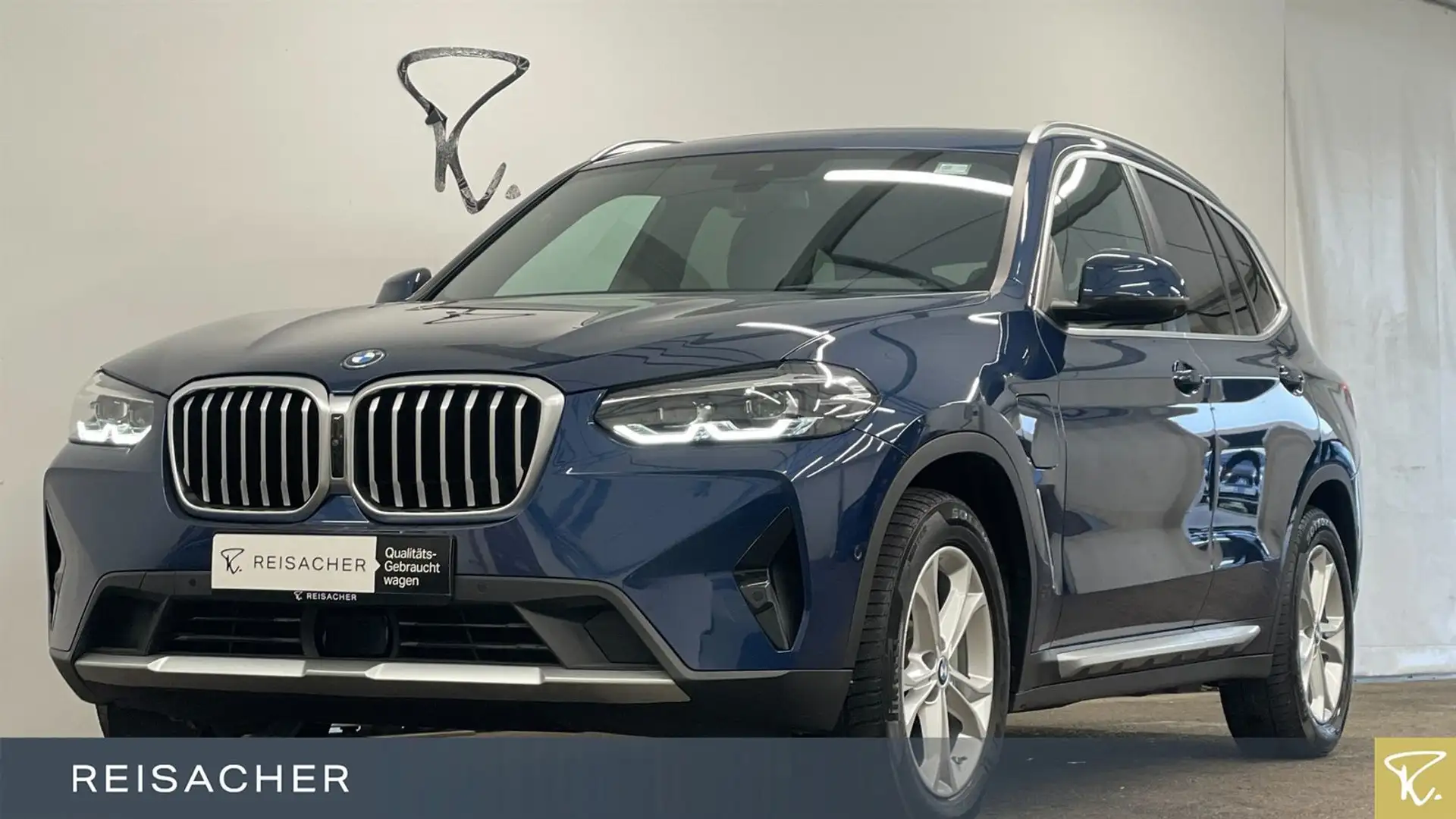 BMW X3 xDrive 30e A Pano,AHK,Autom Blau - 1