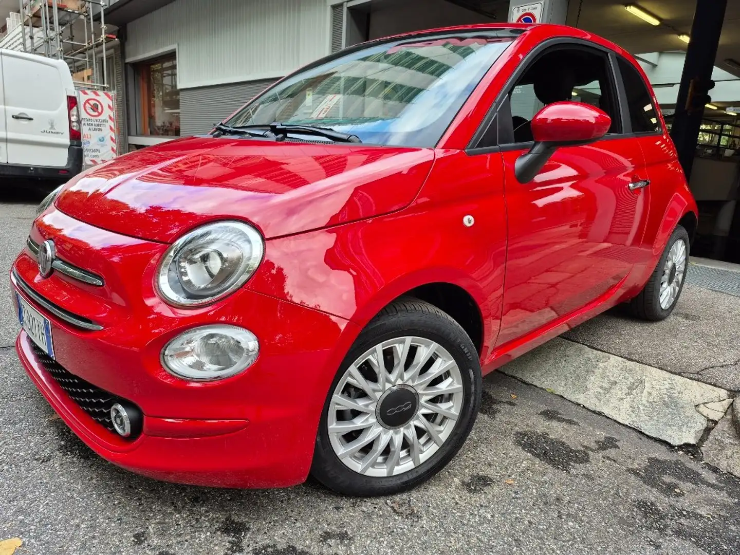 Fiat 500 500 1.0 HYBRID 70CV "Lounge", solo 6.000km!!! Rosso - 1