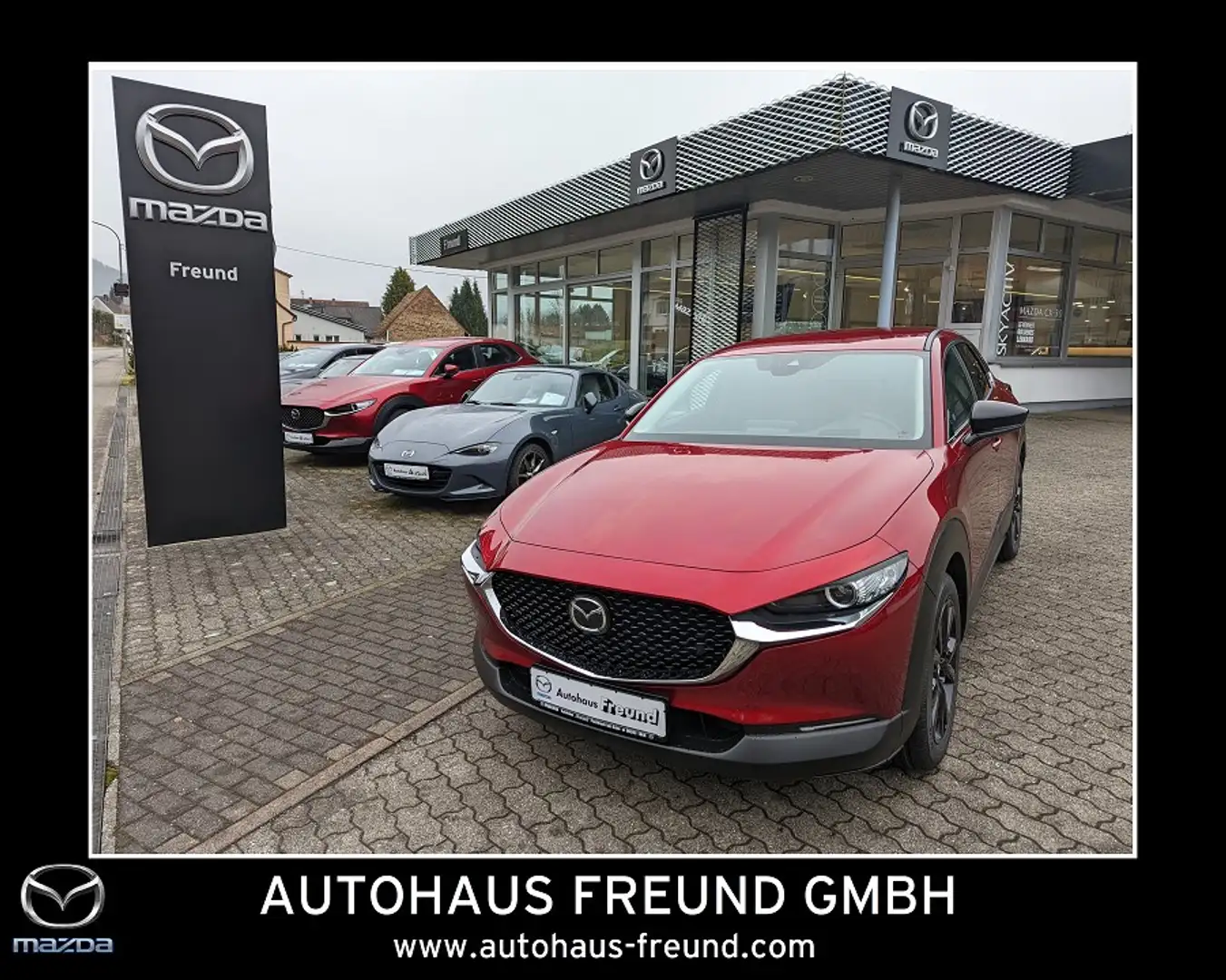 Mazda CX-30 SKYACTIV-G 2.0 150PS M Hybrid 6AT HOMURA PRE-PAKET Rouge - 1