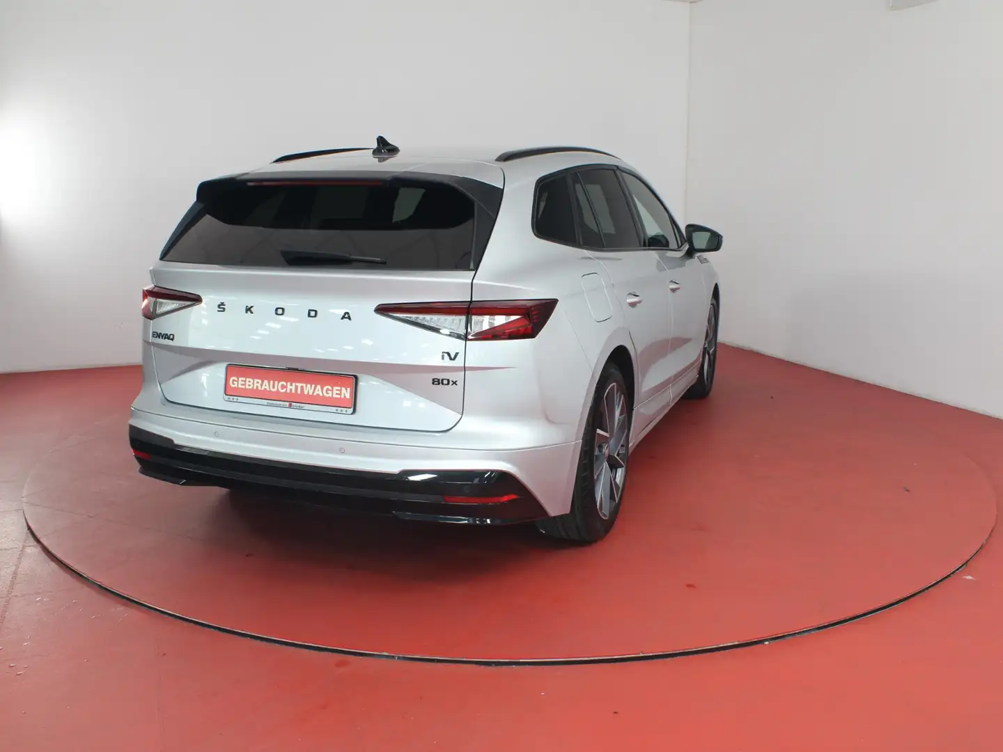 Skoda Enyaq iV Sportline 80X 392,-ohne Anzahlung AHK HUD Pump Silber - 2