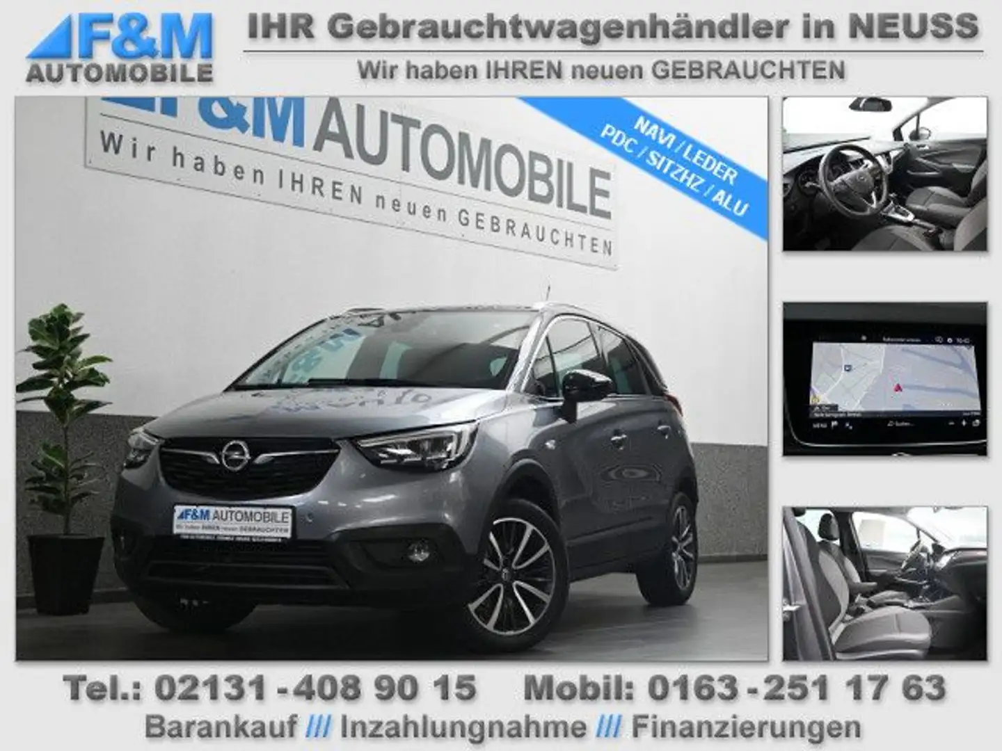 Opel Crossland X 1.2 DI  INNOVATION  Auto Navi PDC Grigio - 1