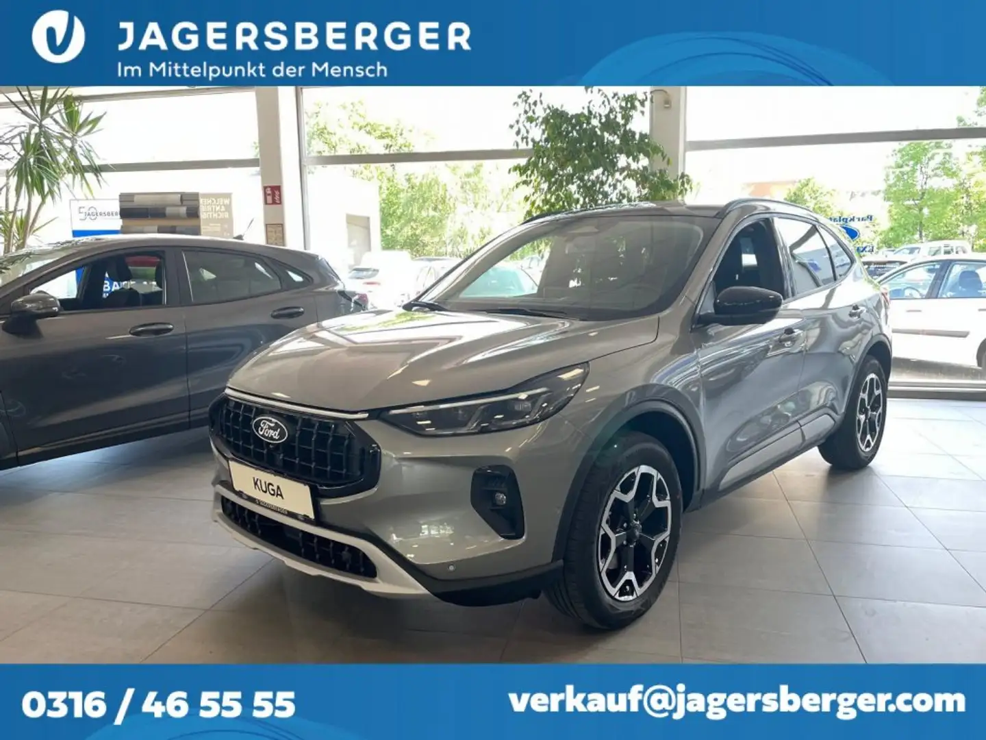 Ford Kuga 2,5 Duratec FHEV Active X Aut. Argent - 1