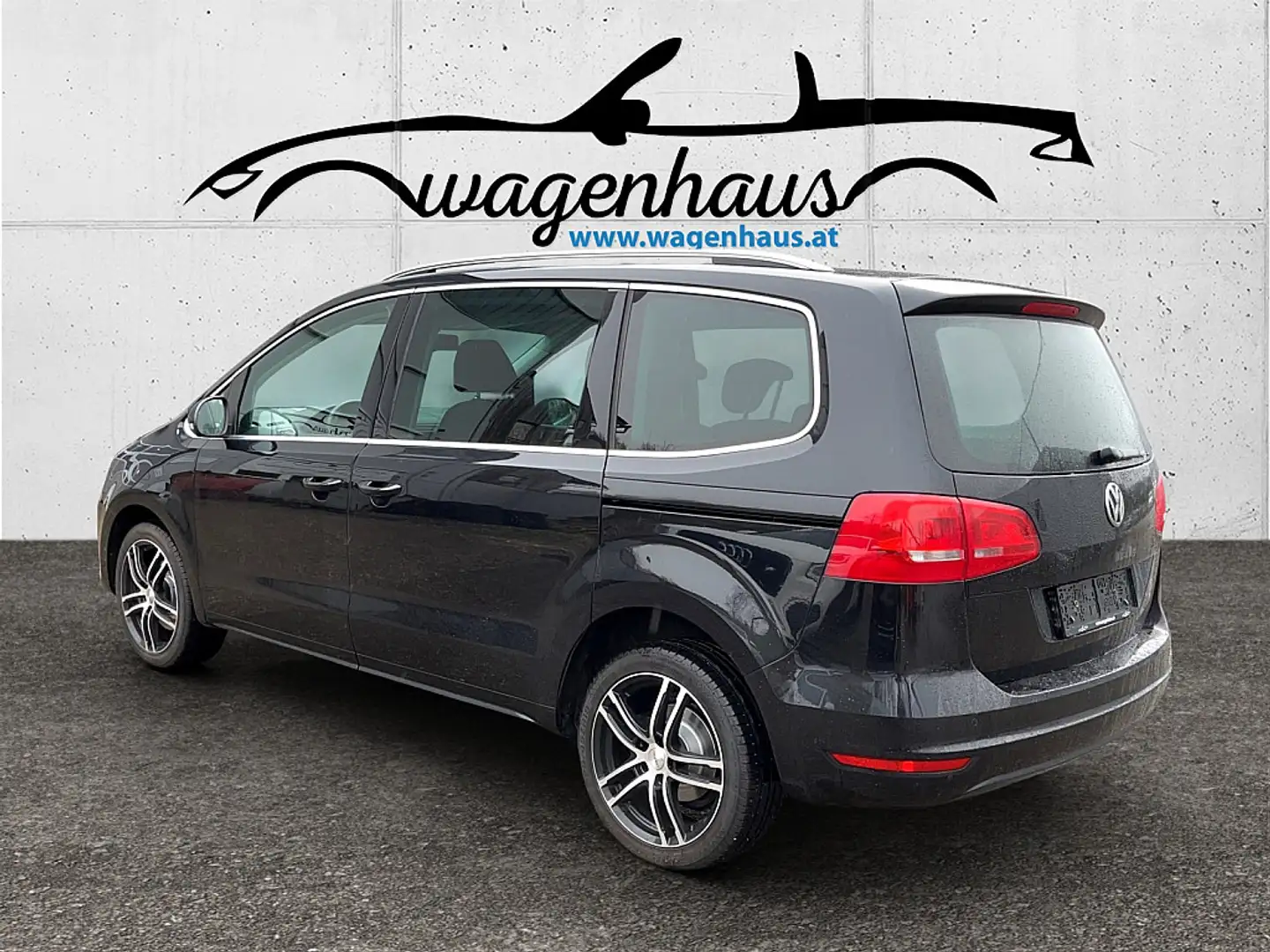 Volkswagen Sharan Comfortline 2,0 TDI, Sitzheizung, Zwart - 2