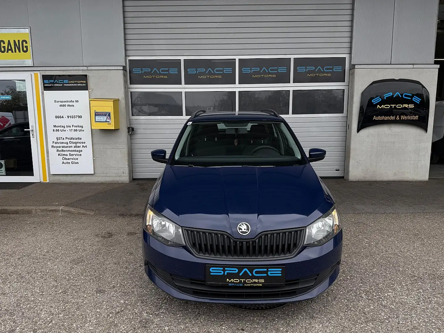 Skoda Fabia Combi Active 1,4 TDI Blau - 2