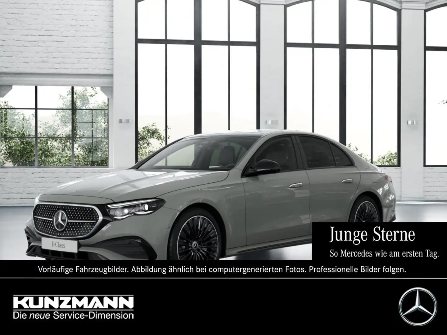 Mercedes-Benz E 400 e 4M AMG Night Panorama 360° Airmatic Šedá - 1