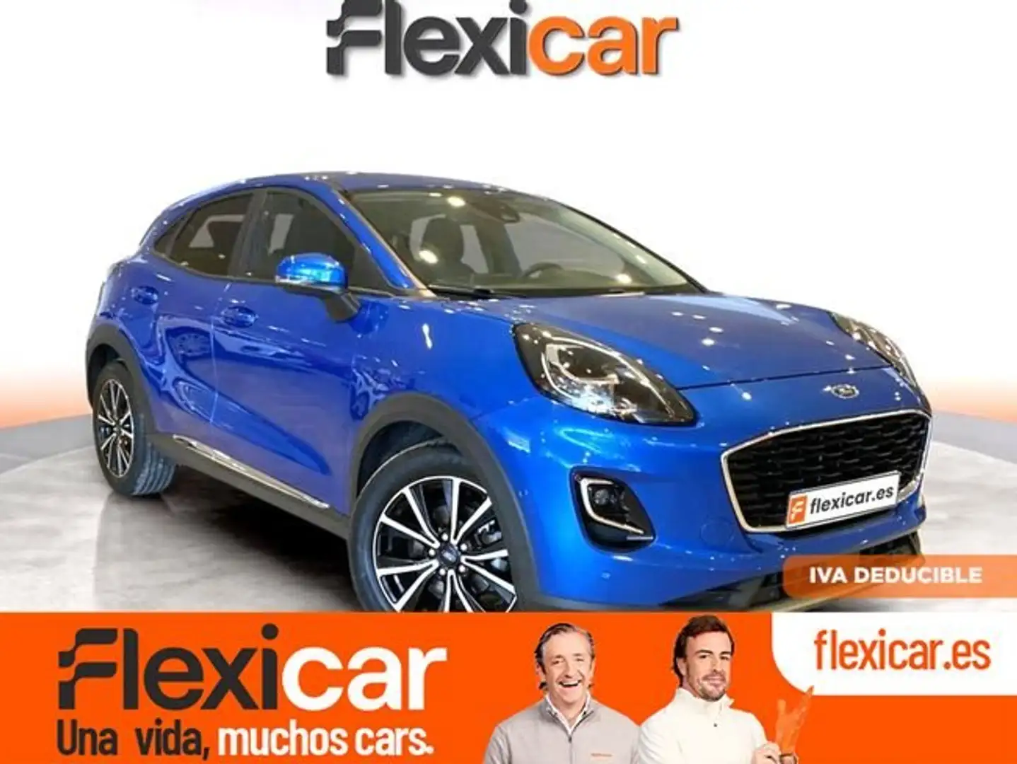 Ford Puma 1.0+EcoBoost+125cv+Titanium+MHEV+Auto Blauw - 1