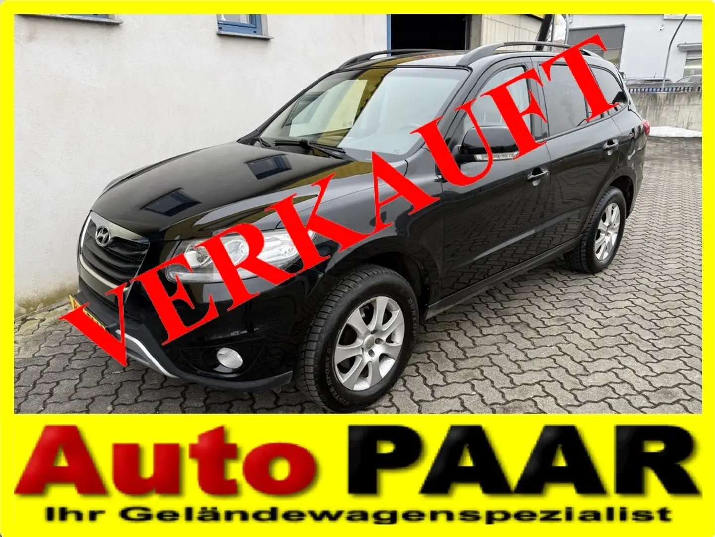 Hyundai SANTA FE Santa Fe 2,2 CRDi 4WD *** wenig km , 2. Besitz Schwarz - 1