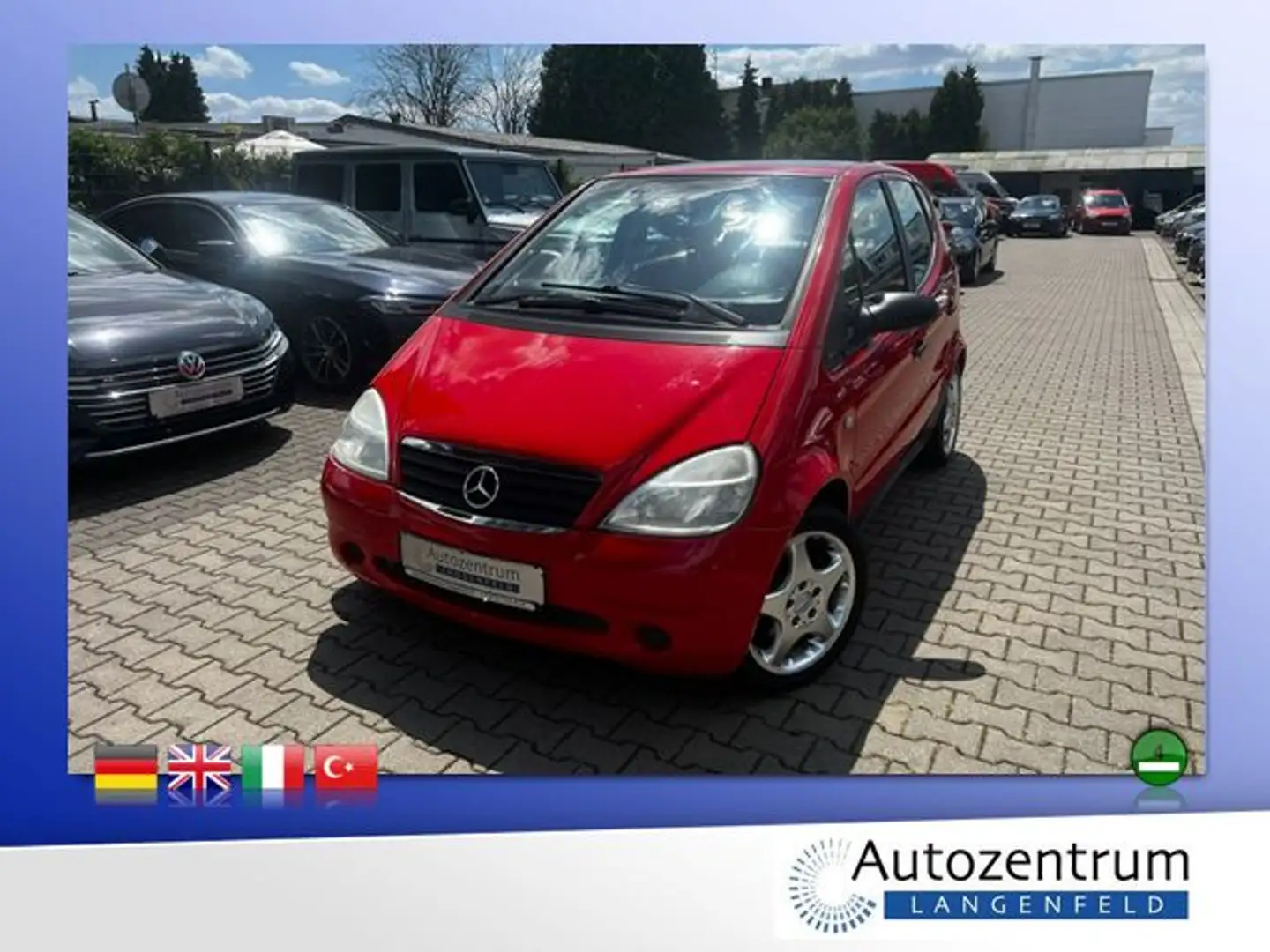 Mercedes-Benz A 160 Classic *HALBAUT.*KLIMA*ALU*AHK* Rouge - 1