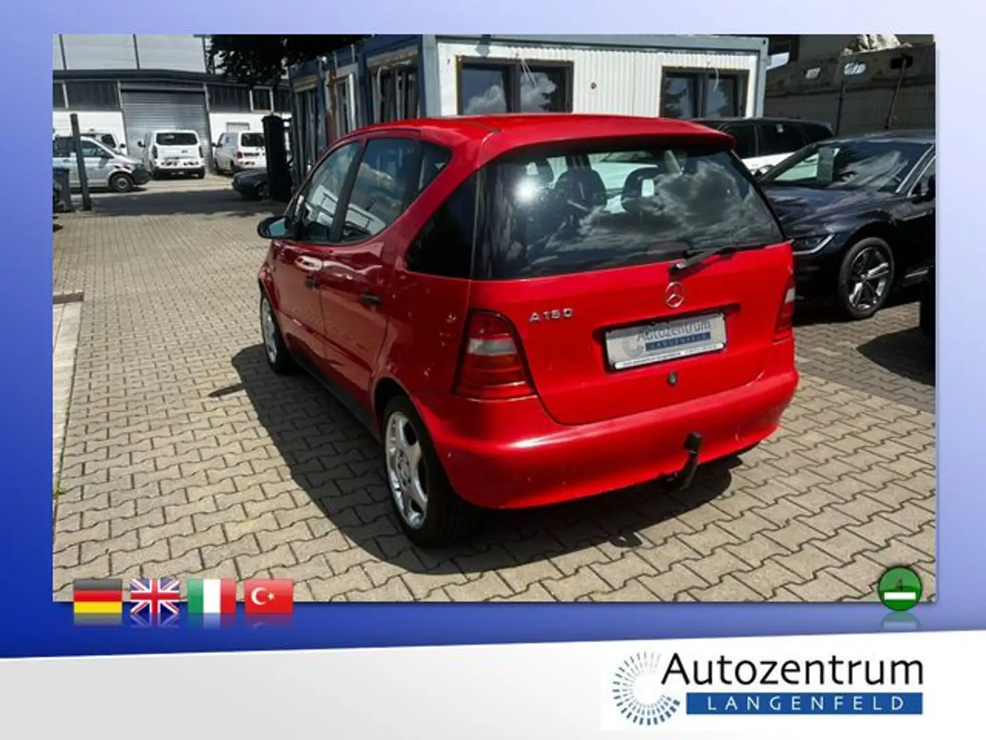 Mercedes-Benz A 160 Classic *HALBAUT.*KLIMA*ALU*AHK* Rot - 2