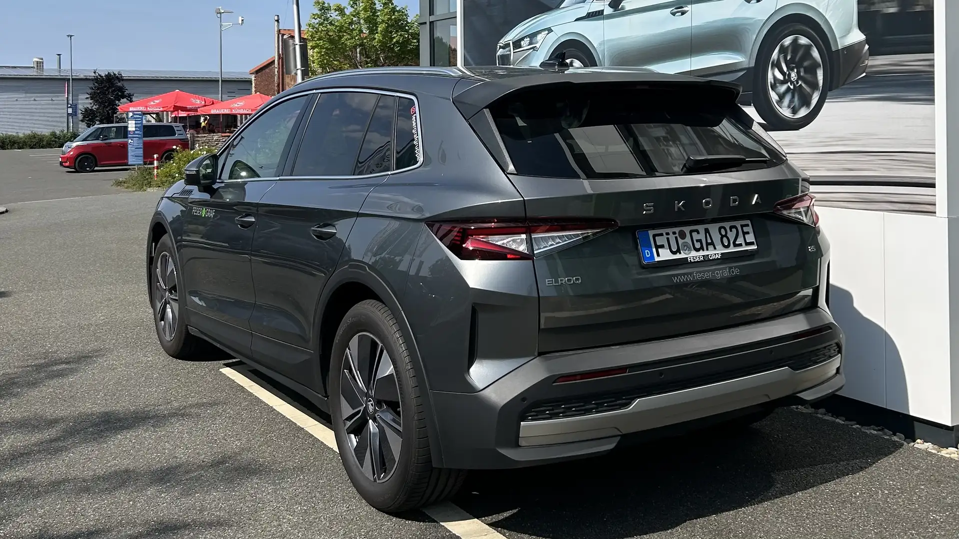 Skoda Elroq 85 iV *RFK AHK MATRIX SHZ NAVI* Gris - 2
