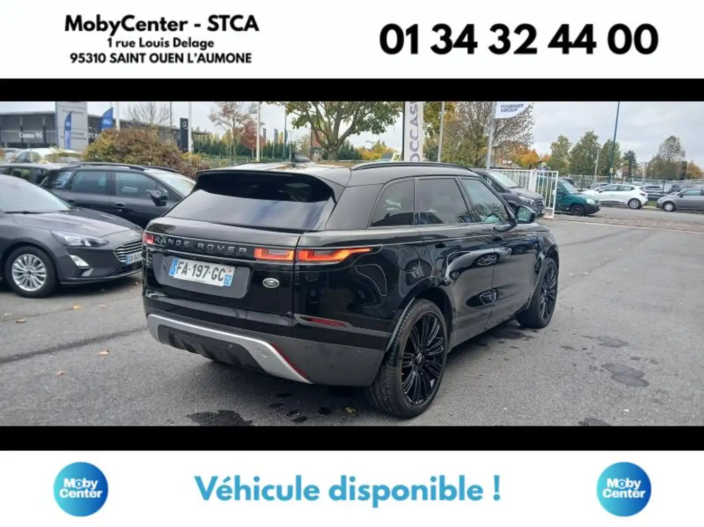 Land Rover Range Rover Velar 2.0D 240ch R-Dynamic SE AWD BVA Noir - 2
