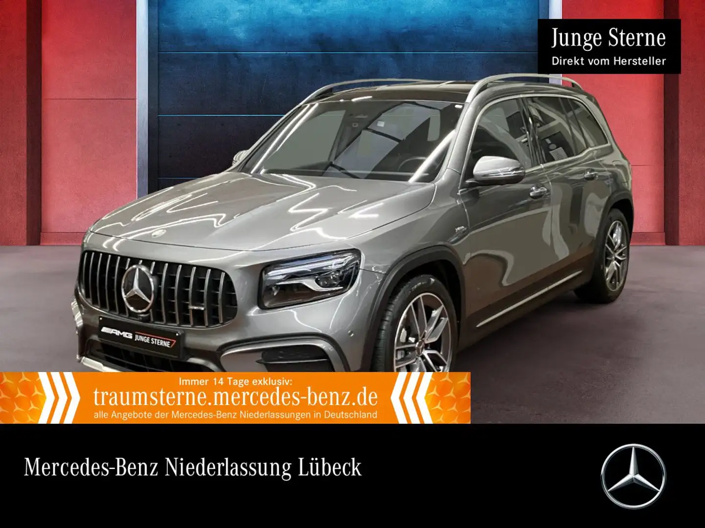 Mercedes-Benz GLB 35 AMG GLB 35 4M AMG+PANO+360°+MULTIBEAM+BURMESTER+TOTW Grau - 1