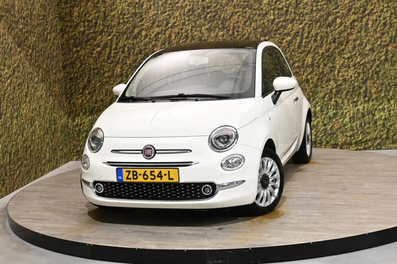 Fiat 500 1.2 Lounge | Panorama | Airco Weiß - 1
