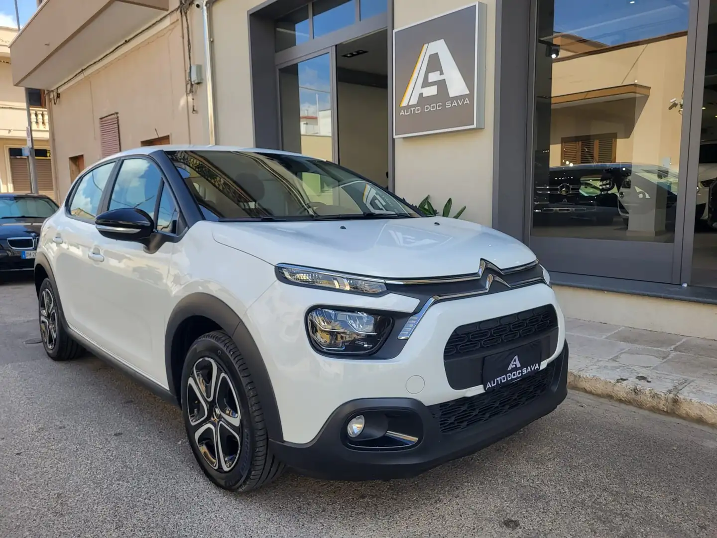 Citroen C3 1.5 Hdi 100 Cv Feel+Led+Navy+Lettura Corsia... Blanc - 1