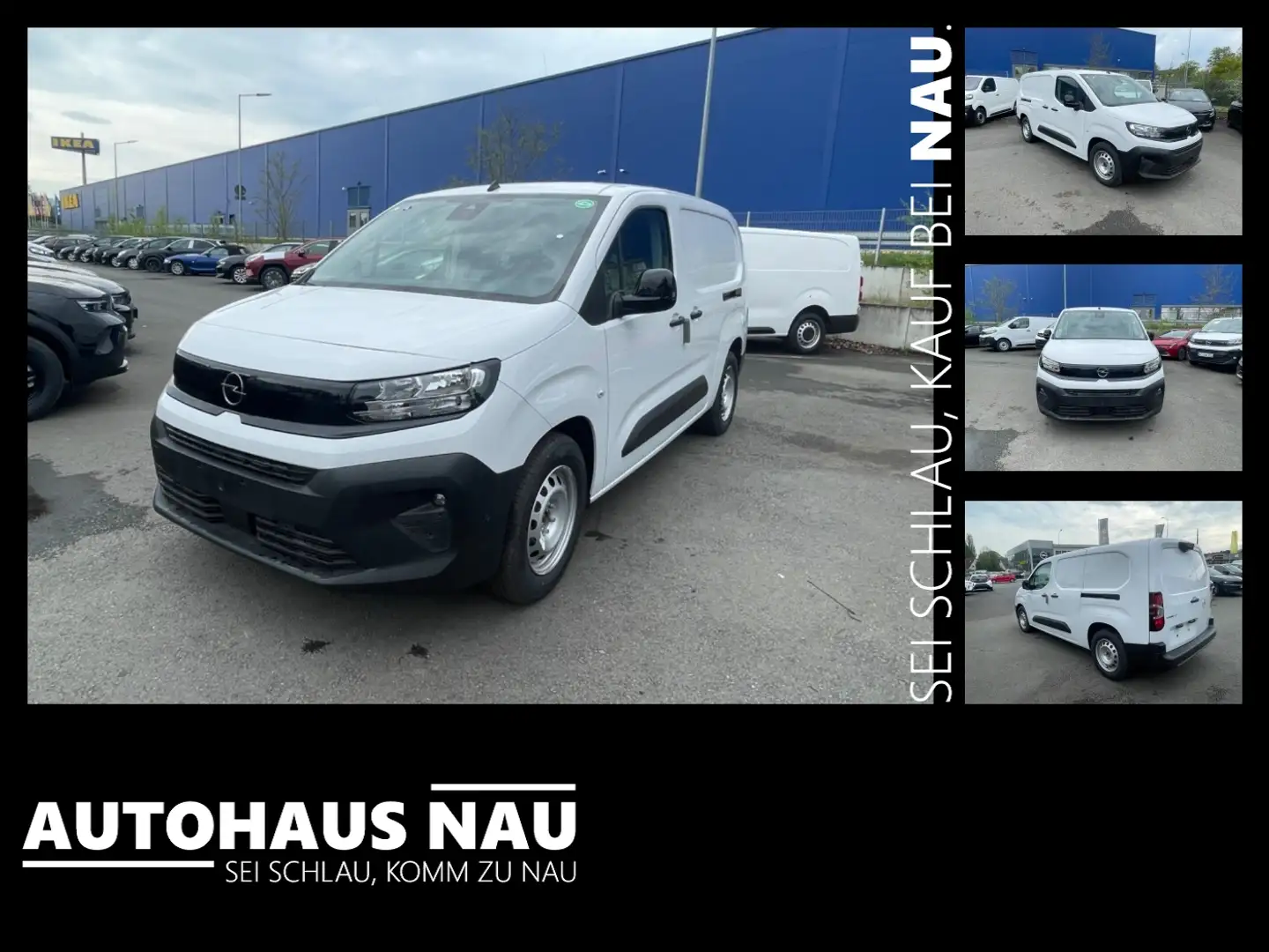 Opel Combo-e Cargo XL Lagerwagen Weiß - 1