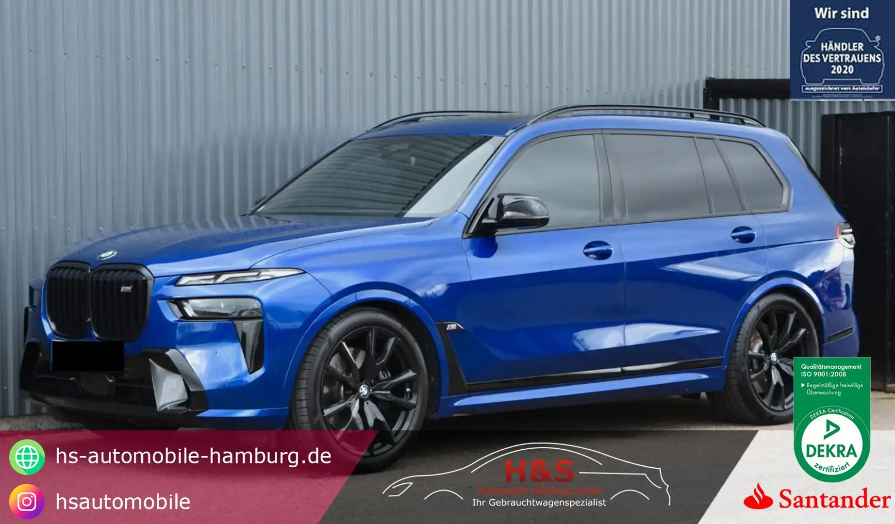 BMW X7 M60 i Blau - 1