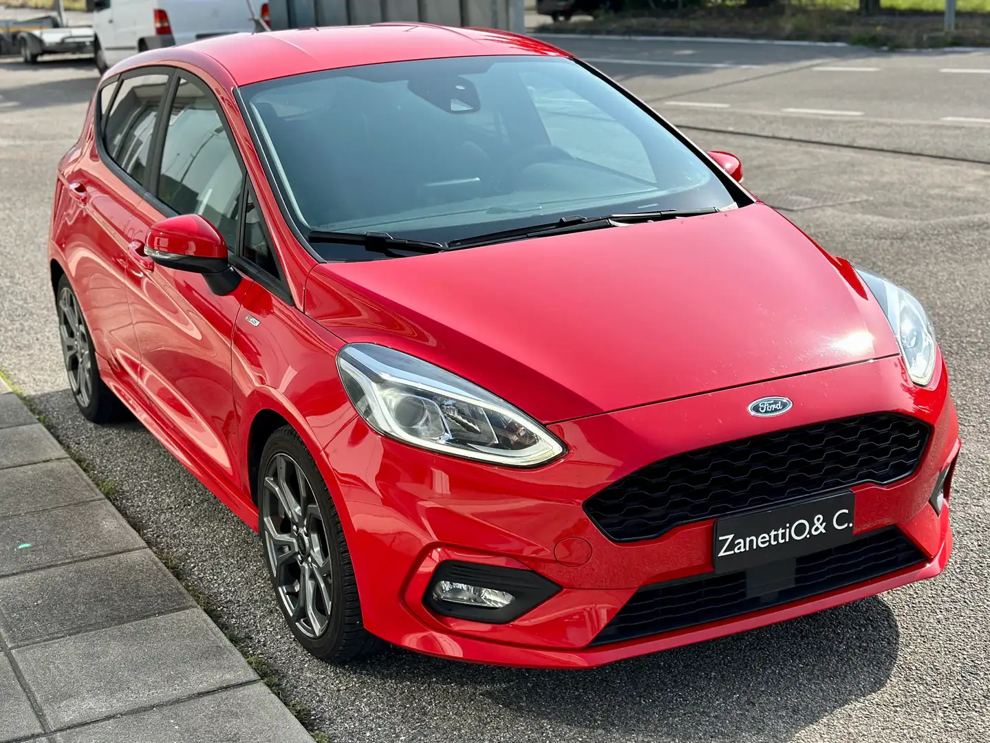 Ford Fiesta Fiesta VII 2017 5p 5p 1.0 ecoboost ST-Line s Rosso - 2