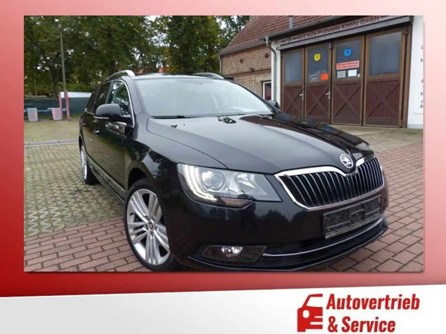 Skoda Superb 2.0 TDI Autom. Leder,Tempom., Sitzh. Schwarz - 1