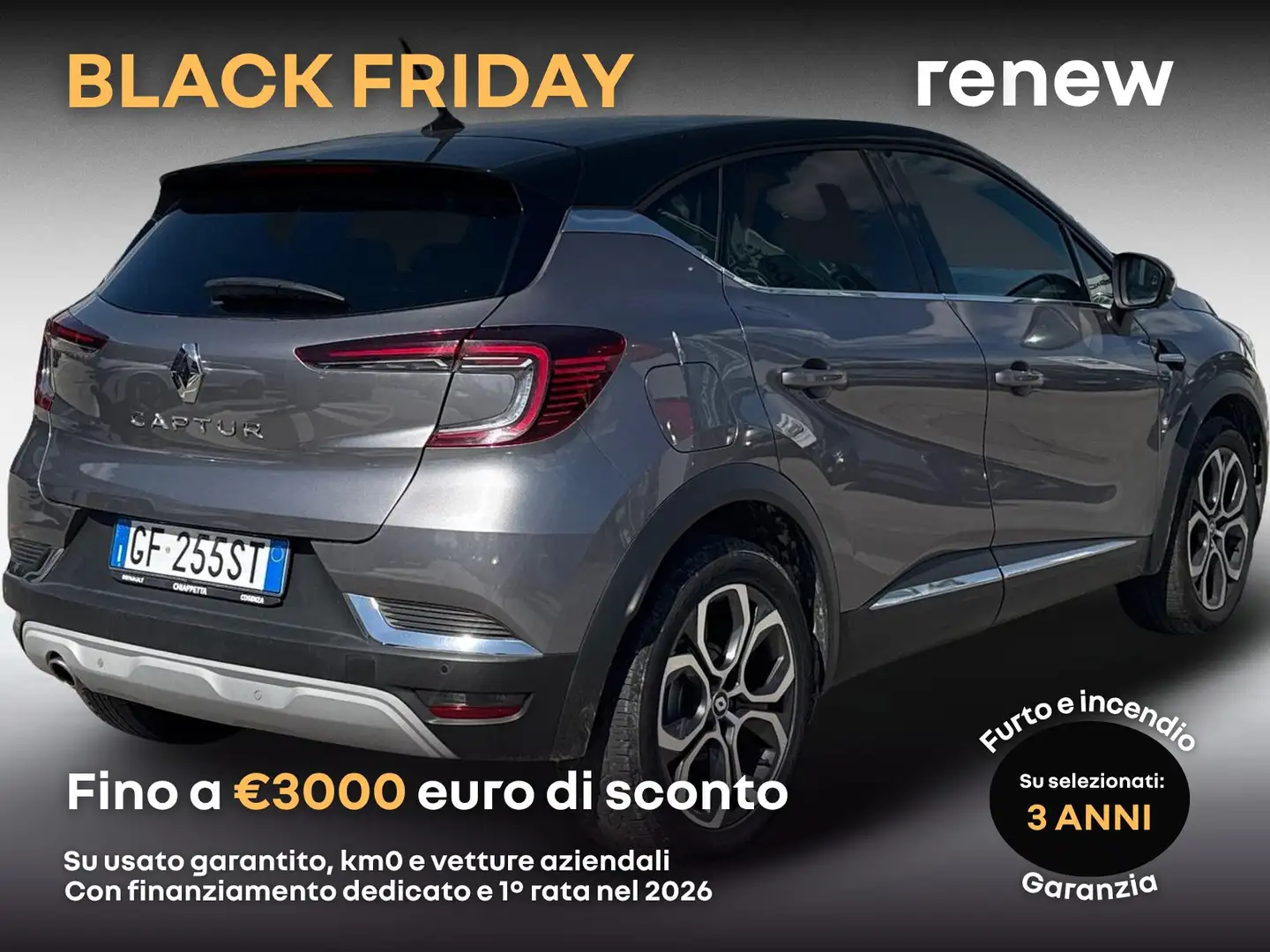 Renault Captur 1.0 tce intens gpl 100cv my21 Grigio - 2