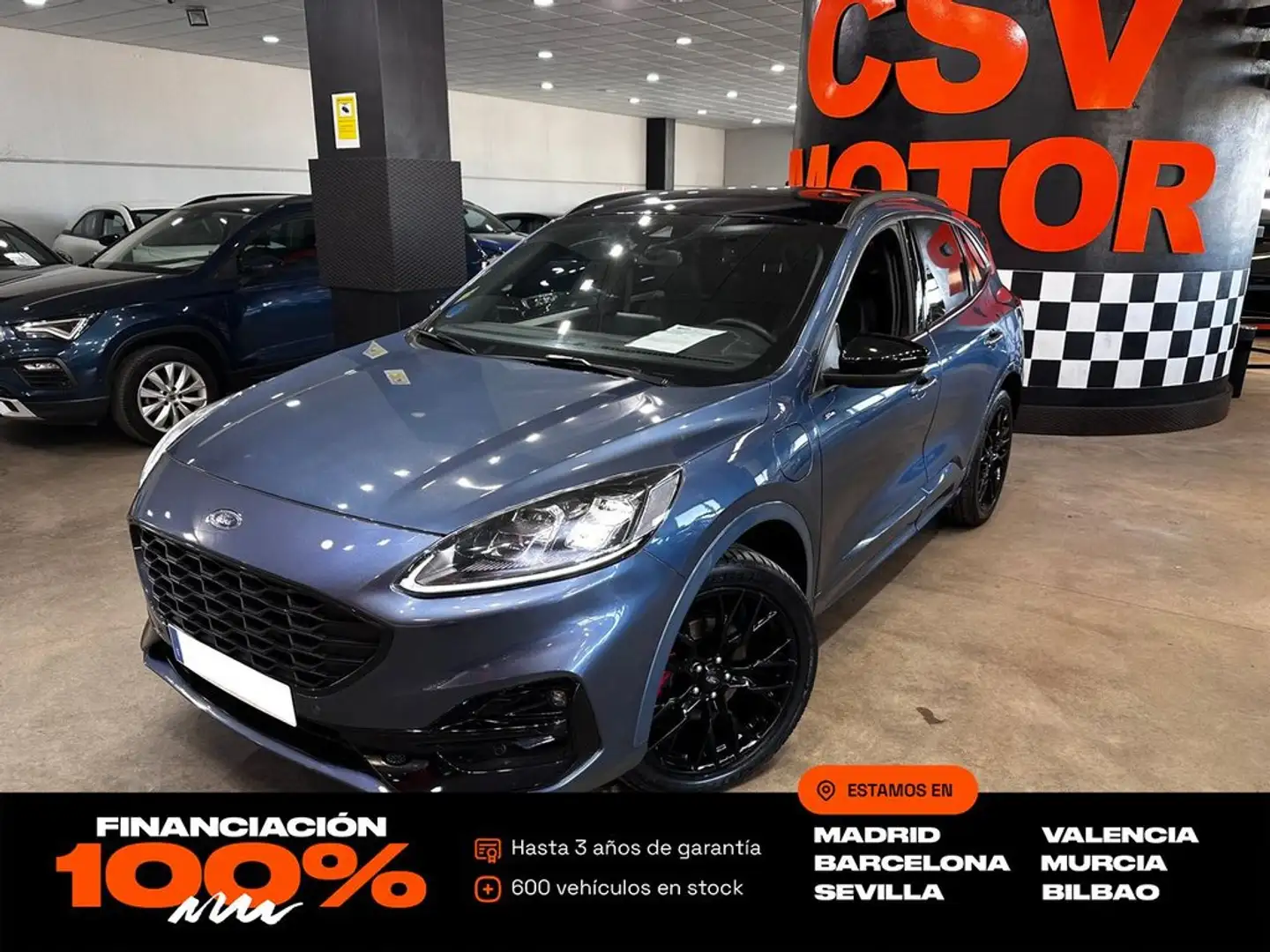 Ford Kuga 2.5 Duratec PHEV ST-Line 4x2 Bleu - 1